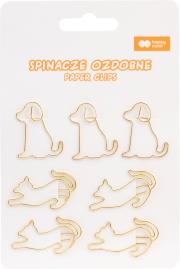 Opakowanie Spinacze ozdobne CAT&DOG Happy Color 7 szt.