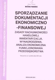 Sporządzanie dokumentacji ekonomiczno.. KW. HAN.02. Autor: Bożena Padurek. Dadada.pl Okładka książki Sporządzanie dokumentacji ekonomiczno.. KW. HAN.02