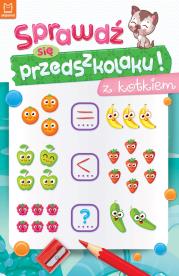 Okładka książki Sprawdź się przedszkolaku! z kotkiem
