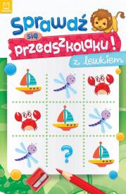 Okładka książki Sprawdź się przedszkolaku! z lewkiem