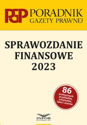 Okładka książki Sprawozdanie finansowe 2023
