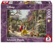 Opakowanie SQ Puzzle 1000 el. T. KINKADE Królewna krasnoludki