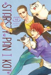 Starszy Pan i Kot. Tom 10. Autor: Umi Sakurai. Dadada.pl Okładka książki Starszy Pan i Kot. Tom 10