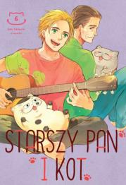 Starszy Pan i Kot. Tom 6. Autor: Umi Sakurai. Dadada.pl Okładka książki Starszy Pan i Kot. Tom 6