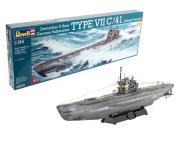 Opakowanie Statek 1:144 German Submarine TYPE VII C/41e