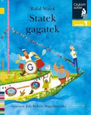 Statek gagatek. Czytam sobie. Poziom 1. Autor: Rafał Witek. Dadada.pl Okładka książki Statek gagatek. Czytam sobie. Poziom 1