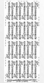 Opakowanie Stiker ażurowy 32szt zaproszenie złoty