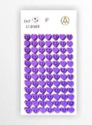 Opakowanie Stiker z elementami z pianki fioletowy