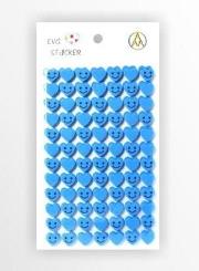 Opakowanie Stiker z elementami z pianki jasnoniebieski