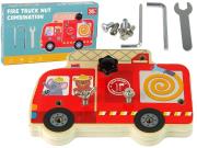 Opakowanie Straż pożarna do skręcania drewniana