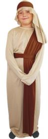 Opakowanie Strój 'Józef' (tunika z szarfą ciemny brąz, chusta na głowe, pasek) rozm.110/120