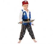 Opakowanie Strój pirata niebieski rozm.92-104cm
