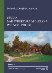 Okładka książki Studia nad strukturą społeczną wiejskiej Polski