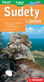 Okładka książki Sudety - mapa turystyczna 1:200 000
