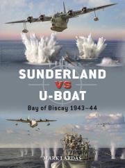 Sunderland vs U-boat. Autor: Lardas Mark. Dadada.pl Okładka książki Sunderland vs U-boat