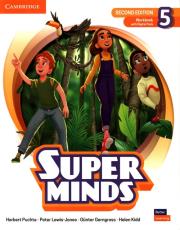 Super Minds Level 5 Workbook with Digital Pack British English. Autor: Puchta Herbert, Lewis-Jones Peter, Gerngross GĂĽnter, Kidd Helen. Dadada.pl Okładka książki Super Minds Level 5 Workbook with Digital Pack British English