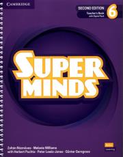 Super Minds Level 6 Teacher's Book with Digital Pack British English. Autor: RĂ©zműves Zoltán, Williams Melanie, Puchta Herbert, Lewis-Jones Peter, Gerngross GĂĽnter. Dadada.pl Okładka książki Super Minds Level 6 Teacher's Book with Digital Pack British English