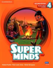 Super Minds Second Edition Level 4 Student's Book with eBook British English. Autor: Puchta Herbert, Lewis-Jones Peter, Gerngross Gunter. Dadada.pl Okładka książki Super Minds Second Edition Level 4 Student's Book with eBook British English