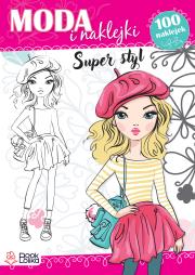 Okładka książki Super styl. Moda i naklejki