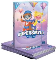 Supersmyki. Poziom A+ Czterolatek Pakiet. Autor: Opracowanie zbiorowe. Dadada.pl Okładka książki Supersmyki. Poziom A+ Czterolatek Pakiet