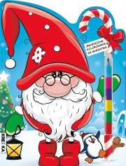 Okładka książki Świąteczne kolorowanie ze skrzatem