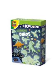 Opakowanie Świecące w ciemności Dinozaury Ses expolre