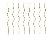 Opakowanie Świeczki urodzinowe zakręcone złote 14cm 8szt