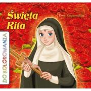 Okładka książki Święta Rita - kolorowanka