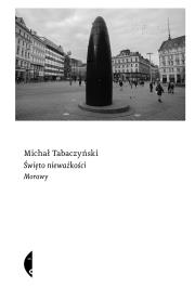 Święto nieważkości. Morawy. Autor: Tabaczyński Michał. Dadada.pl Okładka książki Święto nieważkości. Morawy