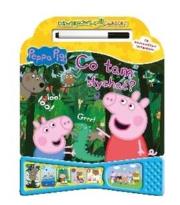 Okładka książki Świnka Peppa. Dźwiękowe zagadki. Co tam słychać