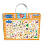 Świnka Peppa. Kocham naklejać cz.5. Autor:   Praca zbiorowa. Dadada.pl Okładka książki Świnka Peppa. Kocham naklejać cz.5