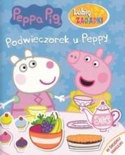 Okładka książki Świnka Peppa. Lubię zagadki. Podwieczorek u Peppy