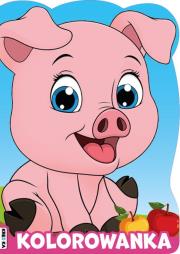 Okładka książki Świnka. Zwierzątka z wykrojnikiem