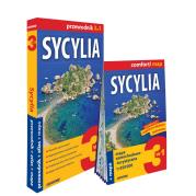 Sycylia 3w1 przewodnik + atlas + mapa. Autor: Fundowicz-Skrzyńska Agnieszka. Dadada.pl Okładka książki Sycylia 3w1 przewodnik + atlas + mapa