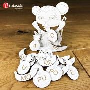 Opakowanie Sylabowe zwierzaki - małpka sylabowa