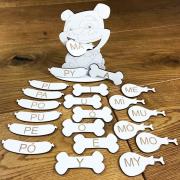 Opakowanie Sylabowe zwierzaki - piesek sylabowy