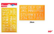 Opakowanie Szablon do rysowania liter 25cm