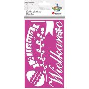 Opakowanie Szablon plastikowy 105x180mm Wielkanoc