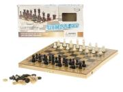 Opakowanie Szachy drewniane 2w1