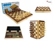 Szachy drewniane magnetyczne premium 39,5*39,5cm. Wydawca: W&K. Dadada.pl Opakowanie Szachy drewniane magnetyczne premium 39,5*39,5cm