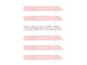 Opakowanie Szarfy Bride to be i Bridesmaid 76cm 6szt