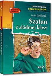 Szatan z siódmej klasy. Autor: Kornel Makuszyński. Dadada.pl Okładka książki Szatan z siódmej klasy