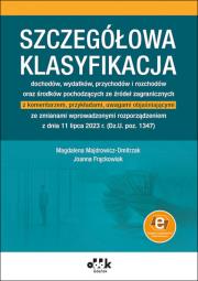 Szczegółowa klasyfikacja dochodów wydatków przychodów i rozchodów oraz środków pochodzących ze źródeł zagranicznych. Autor: Majdrowicz-Dmitrzak Magdalena, Frąckowiak Joanna. Dadada.pl Okładka książki Szczegółowa klasyfikacja dochodów wydatków przychodów i rozchodów oraz środków pochodzących ze źródeł zagranicznych