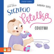 Szczepcio Pętelka odkrywa. Szczepcio Pętelka. Autor: Supeł Barbara. Dadada.pl Okładka książki Szczepcio Pętelka odkrywa. Szczepcio Pętelka