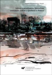 Okładka książki Szkice o przekładzie literackim. Literatura...