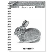 Opakowanie Szkicownik A4/50K gładki na spirali - Królik