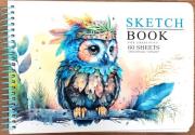 Opakowanie Szkicownik A5/60K gładki Sowa