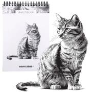 Szkicownik A5/60K na spirali - Kot. Wydawca: Narcissus. Dadada.pl Opakowanie Szkicownik A5/60K na spirali - Kot