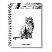 Opakowanie Szkicownik B5/60K na spirali - Kot