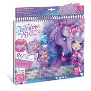 Opakowanie Szkicownik z kredkami i naklejkami L Konie Firiaz&Daliaz Nebulous Stars